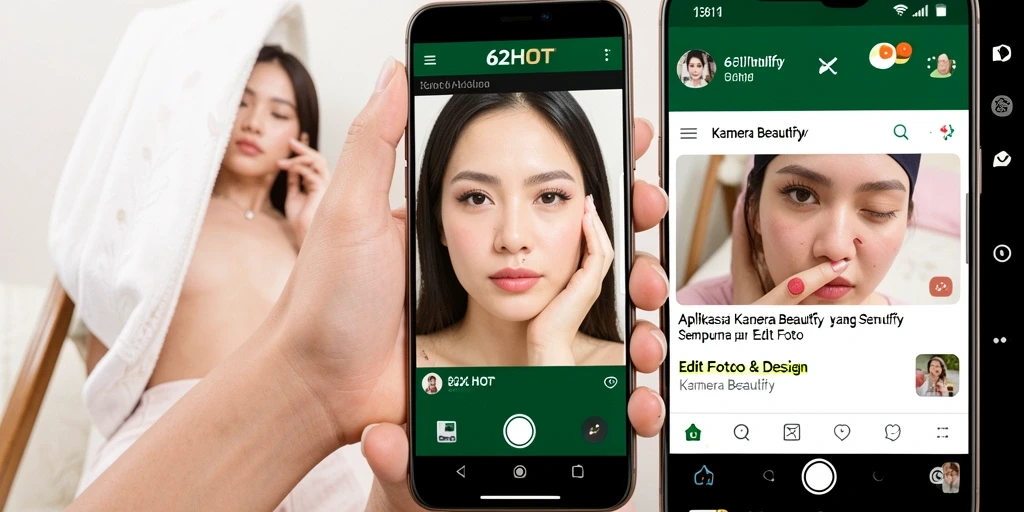 Antarmuka intuitif dan fitur unggulan aplikasi Kamera Beautify.