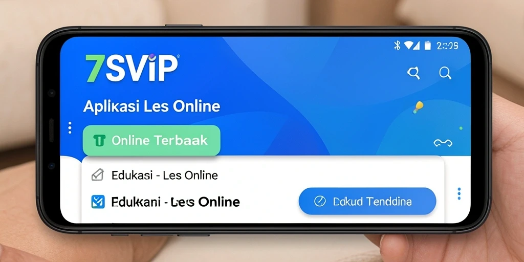 Tampilan antarmuka pengguna 7SVIP yang ramah dan intuitif.
