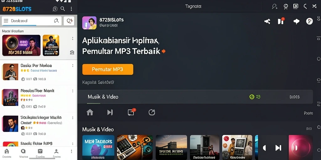Tampilan antarmuka 8728SLOTS yang elegan dan mudah digunakan.