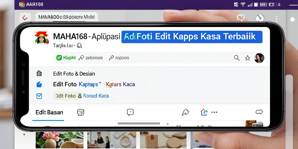 Antarmuka intuitif MAHA168 untuk Edit Foto Kertas Kaca.
