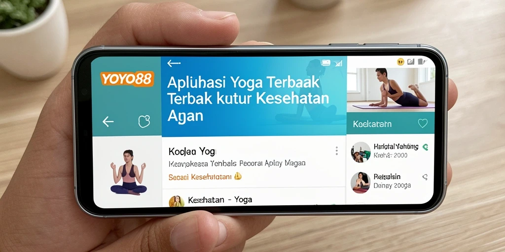 Screenshot antarmuka aplikas Yoga YOYO88